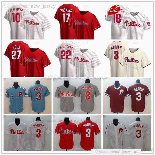 2022 news baseball jerseys 3 harper 10 jt realmuto 17 rhys hoskins 18 didi gregorius 27 aaron nola gray road white home cream alternate away, Black
2022 news baseball jerseys 3 harper 10 jt realmuto 17 rhys hoskins 18 didi gregorius 27 aaron nola gray road white home cream alternate away, Black