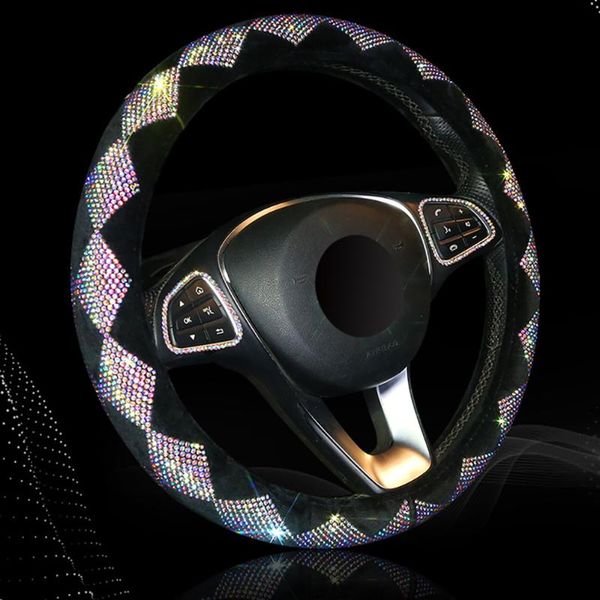 38cm universal car-styling plush colorful rhinestone covered auto interior decorations car steering wheel covers
38cm universal car-styling plush colorful rhinestone covered auto interior decorations car steering wheel covers