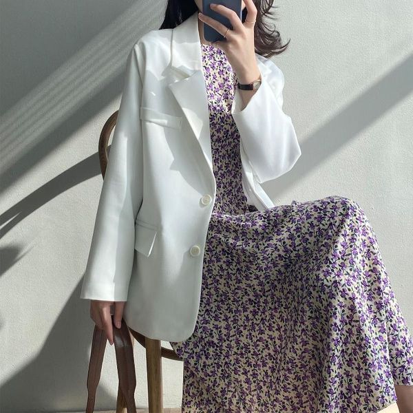 women's spring jacket turn down collar white blazer women coat feminino ladies casaco for clothes suits & blazers, White;black
women's spring jacket turn down collar white blazer women coat feminino ladies casaco for clothes suits & blazers, White;black