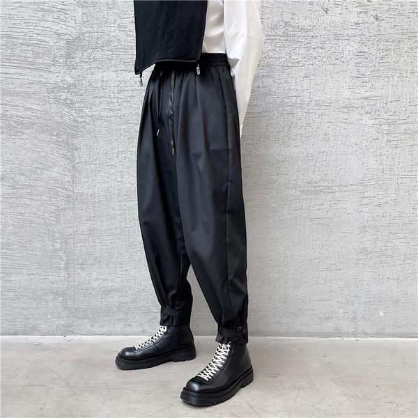 men's pants spring classic adjustable drawstring knickerbockers casual baggy oversize harem, Black
men's pants spring classic adjustable drawstring knickerbockers casual baggy oversize harem, Black