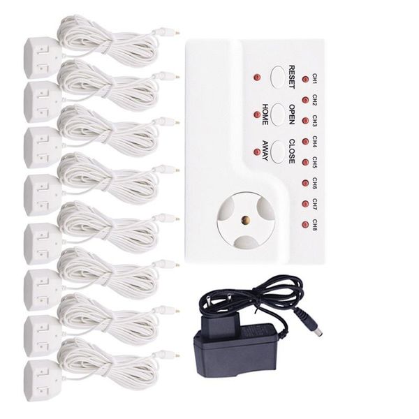 smart home sensor water leakage detector control unit with 8pcs cables and 1pc adapter for overflow protection
smart home sensor water leakage detector control unit with 8pcs cables and 1pc adapter for overflow protection