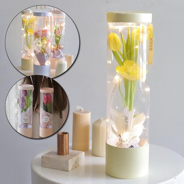 36.5*10cm round transparent flower packing boxes pvc valentine's day handy exquisite rose bag ladies presents paper case gift wrap
36.5*10cm round transparent flower packing boxes pvc valentine's day handy exquisite rose bag ladies presents paper case gift wrap