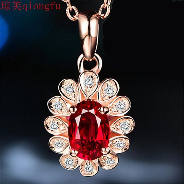 pendant necklaces qiongfu 2021 women's neck chaincharms jewelry made of charming couple matching fashion natural stone red crystal item, Silver
pendant necklaces qiongfu 2021 women's neck chaincharms jewelry made of charming couple matching fashion natural stone red crystal item, Silver