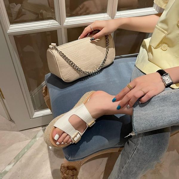 casual sponge cake sandals women summer thick-soled anti-buckle decoration fashion comfortable slippers womens shoes, Black
casual sponge cake sandals women summer thick-soled anti-buckle decoration fashion comfortable slippers womens shoes, Black