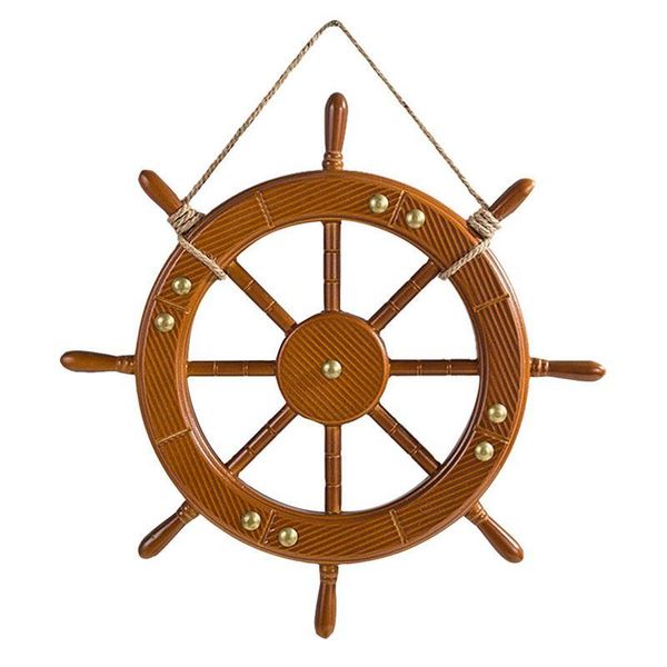 decorative objects & figurines 1pc mediterranean retro wood rudder steering wheel bar decor (chocolate)
decorative objects & figurines 1pc mediterranean retro wood rudder steering wheel bar decor (chocolate)