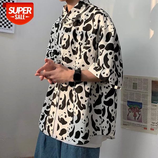 2020 men's casual cartoon printed clothes short sleeve hawaiian shirt camisa masculina french cuff mens fashion shirts s-3xl #bj52, White;black
2020 men's casual cartoon printed clothes short sleeve hawaiian shirt camisa masculina french cuff mens fashion shirts s-3xl #bj52, White;black