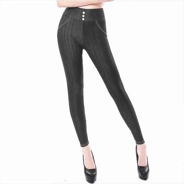 fashion leggings faux denim women jean imitate pocket printing summer casual button decoration pencil autumn pants, Blue
fashion leggings faux denim women jean imitate pocket printing summer casual button decoration pencil autumn pants, Blue