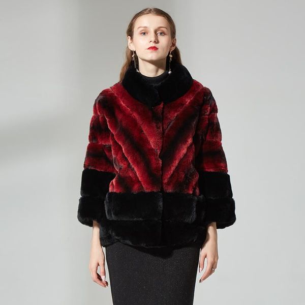 winter jacket coat women fashion rex fur outwear stand collar chinchilla overcoat women's & faux, Black
winter jacket coat women fashion rex fur outwear stand collar chinchilla overcoat women's & faux, Black
