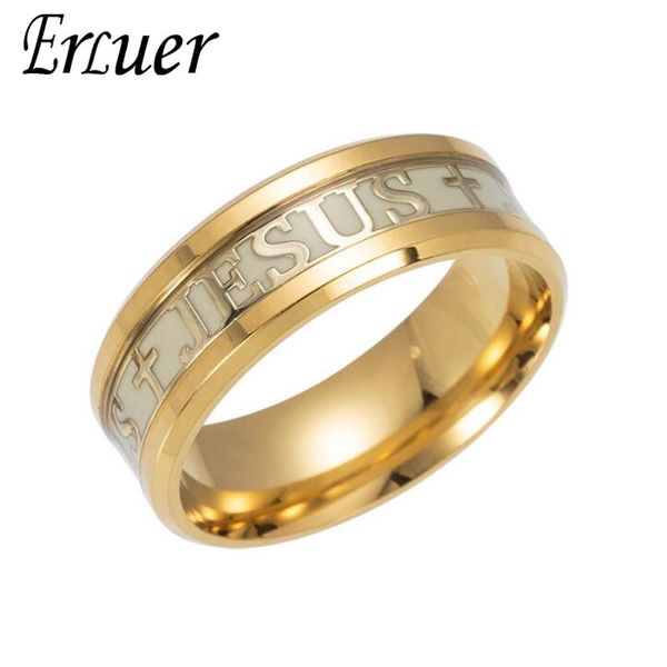 wedding rings erluer euramerican for men women jesus cross stainless steel luminou glow in dark black blue band ring wholesale jewelry, Slivery;golden
wedding rings erluer euramerican for men women jesus cross stainless steel luminou glow in dark black blue band ring wholesale jewelry, Slivery;golden