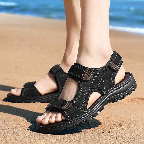 slippers genuine leather men shoes summer men's sandals comfortable and breathable non-slip man fashion black brown38-46 b9ia
slippers genuine leather men shoes summer men's sandals comfortable and breathable non-slip man fashion black brown38-46 b9ia