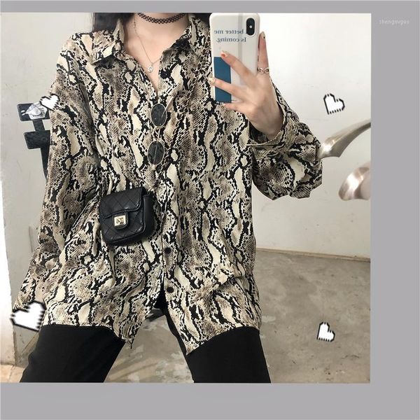 womens snake print and blouses long sleeve loose ol blouse office shirt party blusas femininas vintage chemisier femme women's & shirt, White
womens snake print and blouses long sleeve loose ol blouse office shirt party blusas femininas vintage chemisier femme women's & shirt, White