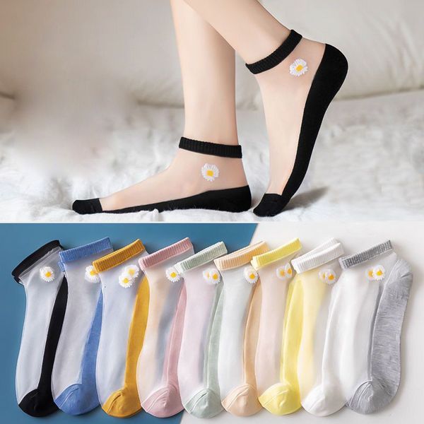 socks children korean silk women' summer thin shallow mouth boat transparent daisy invisible socks, Red;black
socks children korean silk women' summer thin shallow mouth boat transparent daisy invisible socks, Red;black