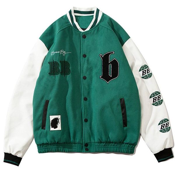 men's jackets baseball thicken jacket men patchwork letter embroidery streetwear autumn harajuku oversized college style bomber coats, Black;brown
men's jackets baseball thicken jacket men patchwork letter embroidery streetwear autumn harajuku oversized college style bomber coats, Black;brown