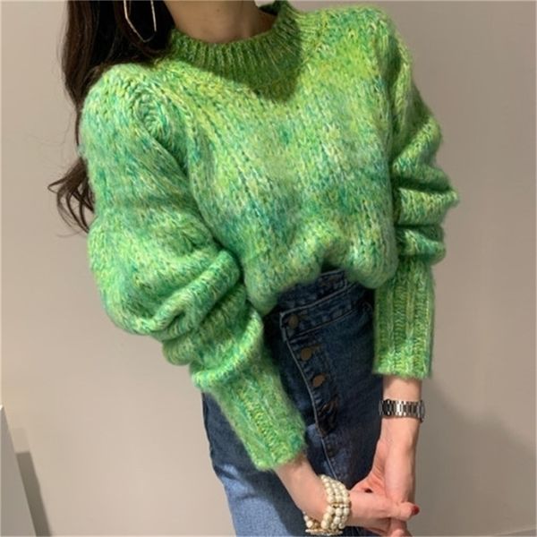 winter fashion foreign ginseng color pullover round neck padded sweater women o-neck cotton casual 210416, White;black
winter fashion foreign ginseng color pullover round neck padded sweater women o-neck cotton casual 210416, White;black
