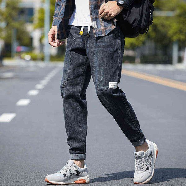 men's jeans cowboy harlan loose brand fashion item 2021 autumn and winter drawstring elastic waist young men's pants, Blue
men's jeans cowboy harlan loose brand fashion item 2021 autumn and winter drawstring elastic waist young men's pants, Blue