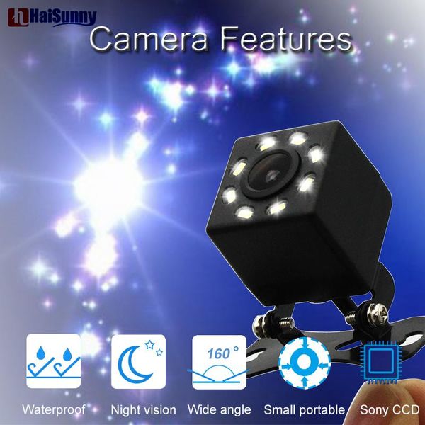 car rear view cameras& parking sensors haisunny waterproof reverse backup camera 8 led night vision for monitor
car rear view cameras& parking sensors haisunny waterproof reverse backup camera 8 led night vision for monitor