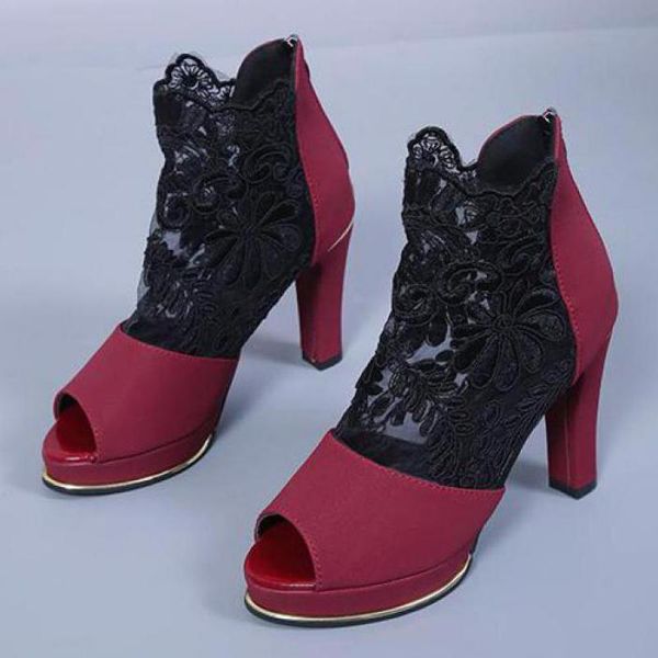 dress shoes 2021 prom wedding sandals with coarse heels spring and summer european american waterproof mesh gauze, Black
dress shoes 2021 prom wedding sandals with coarse heels spring and summer european american waterproof mesh gauze, Black