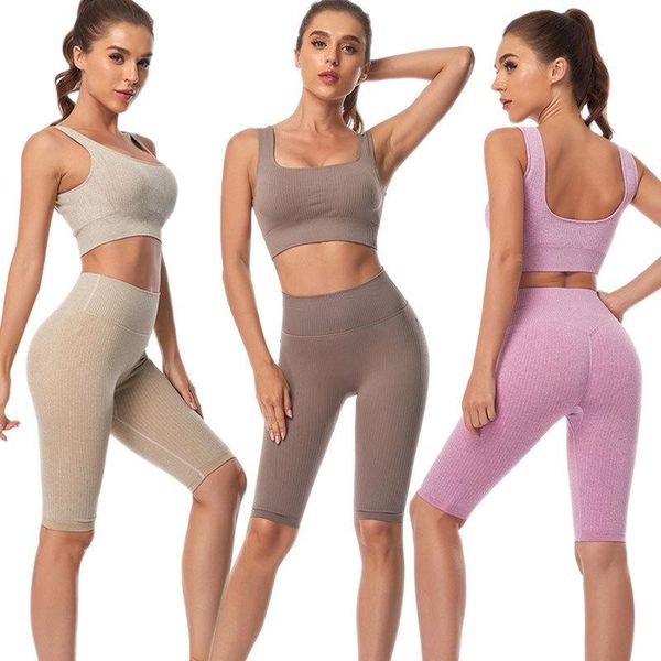 yoga outfit seamless set workout clothes for women sports bra high waist shorts ladies sportswear ribbed 2 pieces gym fitness
yoga outfit seamless set workout clothes for women sports bra high waist shorts ladies sportswear ribbed 2 pieces gym fitness
