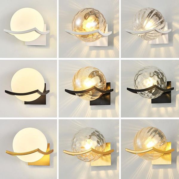 wall lamp led modern 3 color changeable 12w ball glass bedside decor light sconce living room study interior lighting
wall lamp led modern 3 color changeable 12w ball glass bedside decor light sconce living room study interior lighting