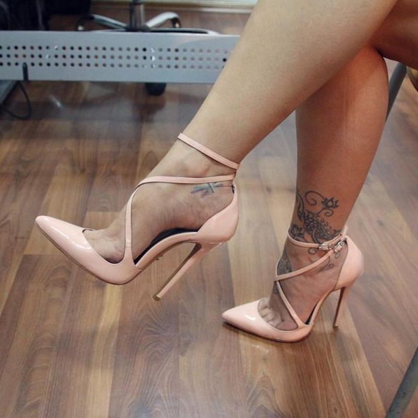 dress shoes escarpin cross tied high heels patent leather sandalia feminina designer summer luxury gladiator sandals women runway pumps shoe, Black
dress shoes escarpin cross tied high heels patent leather sandalia feminina designer summer luxury gladiator sandals women runway pumps shoe, Black
