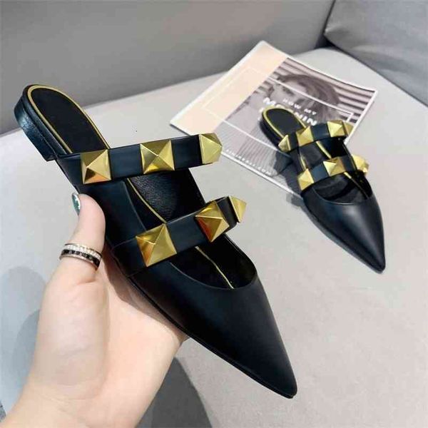 women's elegant mules woman casual slippers ladies low heels fashion female pointed toe shoes women candy colors footwear 210310, Black
women's elegant mules woman casual slippers ladies low heels fashion female pointed toe shoes women candy colors footwear 210310, Black