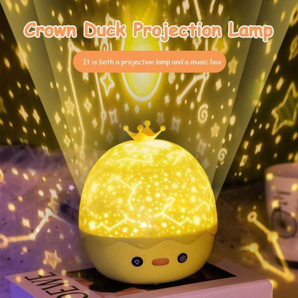 party decoration usb crown duck starry projector music box cute starlight projection lamp bluetooth remote bedroom sleep night light home de
party decoration usb crown duck starry projector music box cute starlight projection lamp bluetooth remote bedroom sleep night light home de