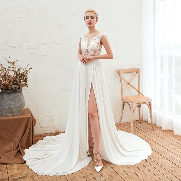 party dresses 2021 est long evening white illusion gowns for women court train formal dress, White;black
party dresses 2021 est long evening white illusion gowns for women court train formal dress, White;black