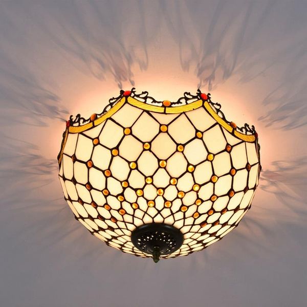 ceiling lights 40cm european-style retro simple mediterranean multi-color glass restaurant aisle corridor bathroom lamp
ceiling lights 40cm european-style retro simple mediterranean multi-color glass restaurant aisle corridor bathroom lamp