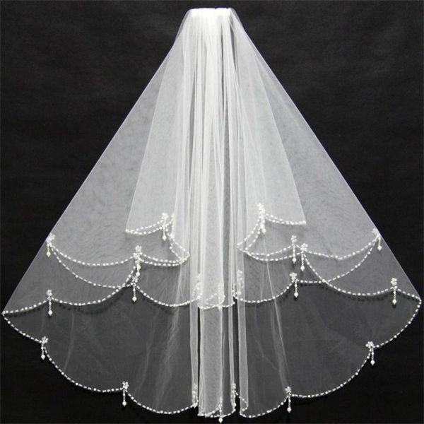 bridal veils nuoxifang 2021 elegant short beading edge wedding veil white ivory bride two layers elbow length, Black
bridal veils nuoxifang 2021 elegant short beading edge wedding veil white ivory bride two layers elbow length, Black