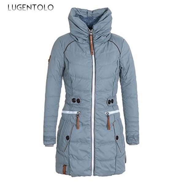 women's down & parkas turtleneck women winter warm solid slim long sleeve coats female casual zipper pocket simple street jackets, Black
women's down & parkas turtleneck women winter warm solid slim long sleeve coats female casual zipper pocket simple street jackets, Black