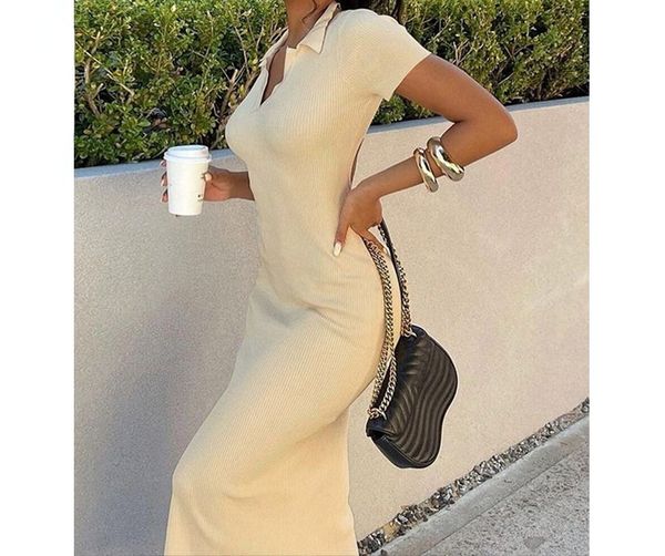 summer midi dress women black lapel knitted split robe backless short sleeve basic bodycon dresses ladies fall y2k clothes, Black;gray
summer midi dress women black lapel knitted split robe backless short sleeve basic bodycon dresses ladies fall y2k clothes, Black;gray
