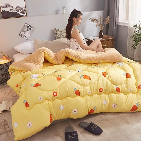 comforters & sets 4 season comforter quilt fashion wool patchwork duvets super warm soft camel thicken
comforters & sets 4 season comforter quilt fashion wool patchwork duvets super warm soft camel thicken