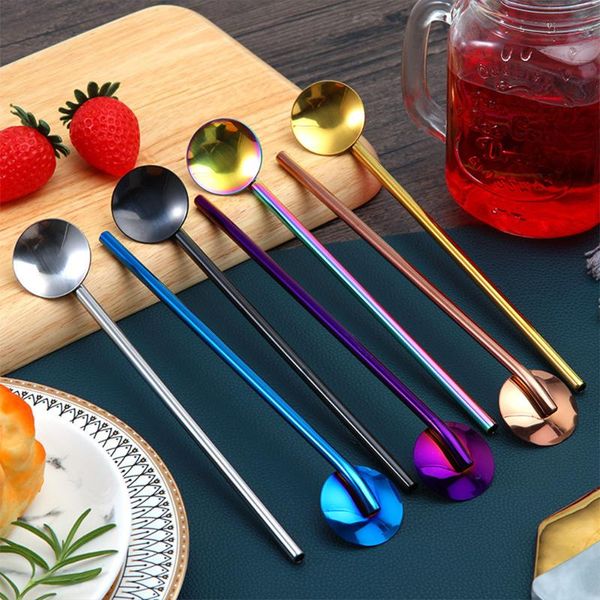 drinking straws creativity cutlery straw stainless steel spoon long handle color dinnerware
drinking straws creativity cutlery straw stainless steel spoon long handle color dinnerware