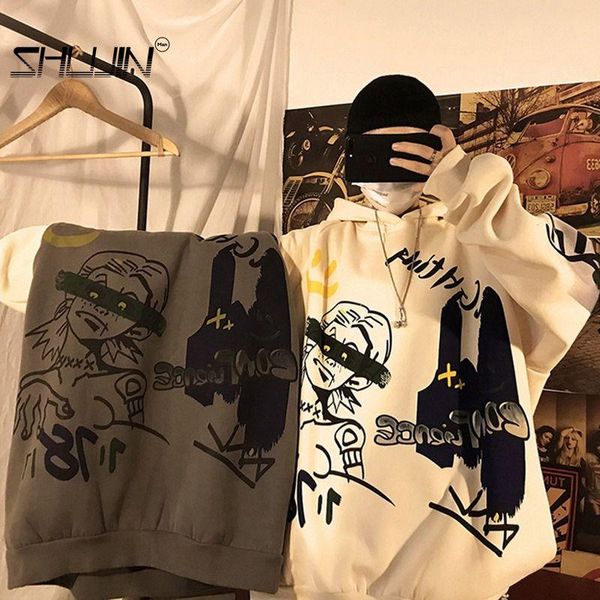 men's hoodies men harajuku sweatshirt fashion male japanese streetwear oversized anime hoodie comfortable sweatshirts &, Black
men's hoodies men harajuku sweatshirt fashion male japanese streetwear oversized anime hoodie comfortable sweatshirts &, Black