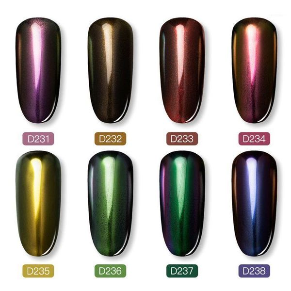 10g 2 in 1 mirror effect and dipping nail powder glitter wetting q81b1
