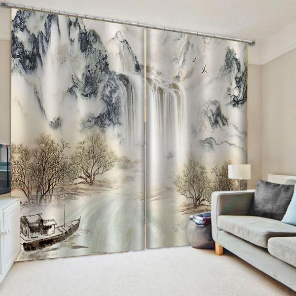 curtain & drapes customized size luxury blackout 3d window curtains for living room grey scenery decoration
curtain & drapes customized size luxury blackout 3d window curtains for living room grey scenery decoration