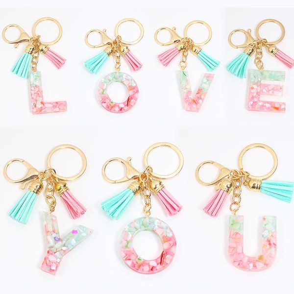 keychains fashion tassel for keys women jewelry a-z letters initial resin handbag pendant cute keychain gift accessories, Silver
keychains fashion tassel for keys women jewelry a-z letters initial resin handbag pendant cute keychain gift accessories, Silver