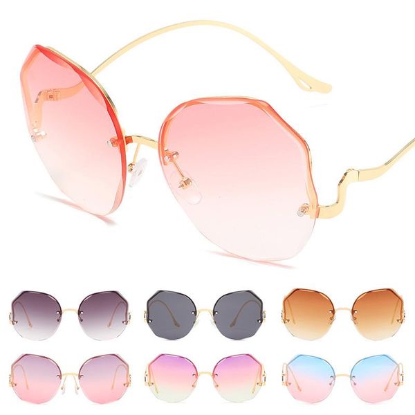 sunglasses women's outdoor trendy gradient color glasses simple frameless eyewear polygon personality men's sunglass unisex, White;black
sunglasses women's outdoor trendy gradient color glasses simple frameless eyewear polygon personality men's sunglass unisex, White;black