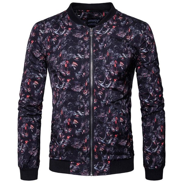 men's jackets tang 2021 spring coat man personality animal print men jacket winter college baseball waterproof for male, Black;brown
men's jackets tang 2021 spring coat man personality animal print men jacket winter college baseball waterproof for male, Black;brown