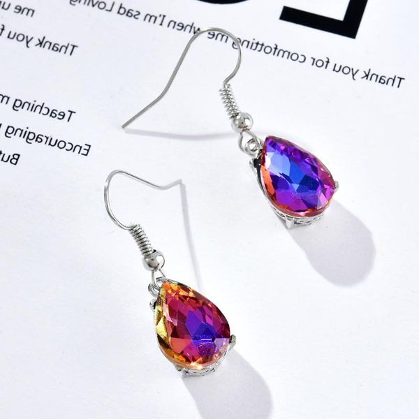 dangle & chandelier trendy gradient rainbow drop earrings women fashion korean water drops hanging earring wedding geometric jewelry gift, Silver
dangle & chandelier trendy gradient rainbow drop earrings women fashion korean water drops hanging earring wedding geometric jewelry gift, Silver