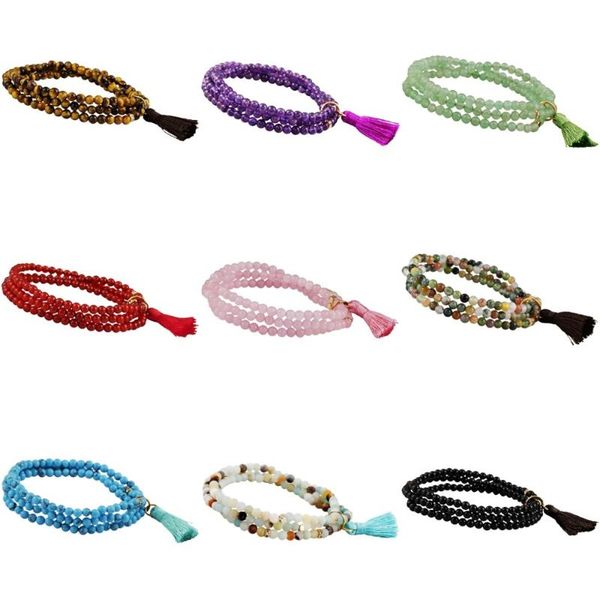 charm bracelets tumbeelluwa healing crystal 4mm stone prayer beads stretch bracelet with tassel for women men, Golden;silver
charm bracelets tumbeelluwa healing crystal 4mm stone prayer beads stretch bracelet with tassel for women men, Golden;silver
