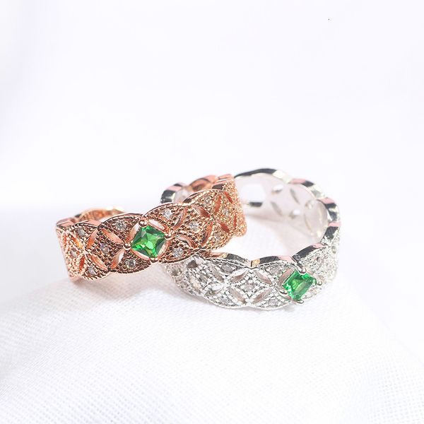 color preserving hollow out pattern ring temperament micro inlaid with zircon ring, Blue;gray
color preserving hollow out pattern ring temperament micro inlaid with zircon ring, Blue;gray