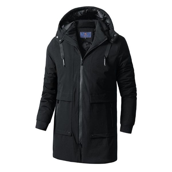 men's trench coats down cotton hooded thickened jackets mid-length black casual formal zipper solid color winter overcoat, Tan;black
men's trench coats down cotton hooded thickened jackets mid-length black casual formal zipper solid color winter overcoat, Tan;black