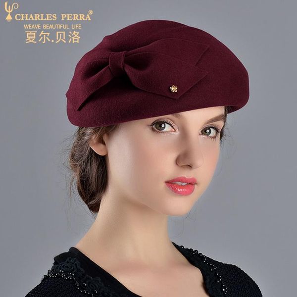 stingy brim hats charles perra women fashion hat 2021 autumn winter beret elegant lady fedoras keep warm casual wool caps 5716, Blue;gray
stingy brim hats charles perra women fashion hat 2021 autumn winter beret elegant lady fedoras keep warm casual wool caps 5716, Blue;gray