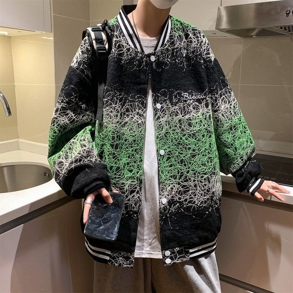 women's jackets men's hip hop jacket, loose baseball graphite design, urban fashion harajuku, autumn and winter, hb43, Black;brown
women's jackets men's hip hop jacket, loose baseball graphite design, urban fashion harajuku, autumn and winter, hb43, Black;brown