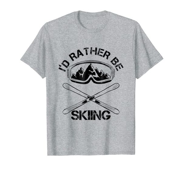 i'd rather be skiing, ski goggles skis t shirt kids adults, White;black
i'd rather be skiing, ski goggles skis t shirt kids adults, White;black