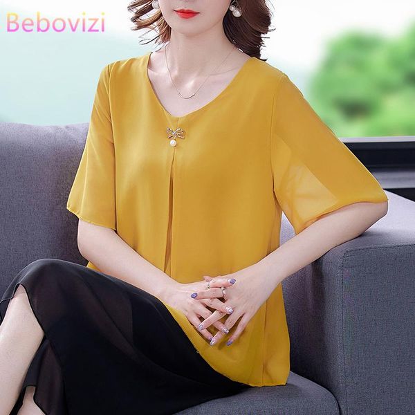 women's blouses & shirts plus size -5xl white black yellow red navy korean fashion summer casual short sleeve blouse for women office
women's blouses & shirts plus size -5xl white black yellow red navy korean fashion summer casual short sleeve blouse for women office