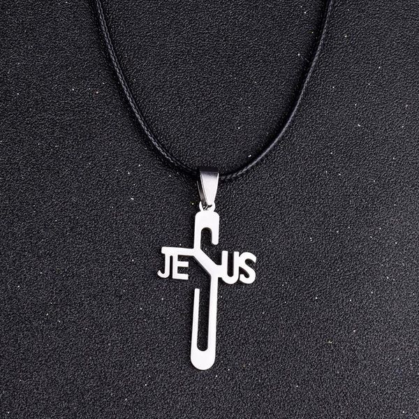 jesus cross pendants & necklaces men stainless steel never fade rope chain religious women christian jewelry pendant, Silver
jesus cross pendants & necklaces men stainless steel never fade rope chain religious women christian jewelry pendant, Silver