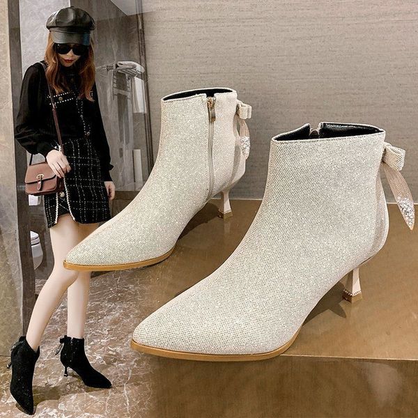 dress shoes fashion ankle elastic sock boots chunky high heels square 6 cm stretch women autumn booties pointed toe martin 73 ytdb, Black
dress shoes fashion ankle elastic sock boots chunky high heels square 6 cm stretch women autumn booties pointed toe martin 73 ytdb, Black