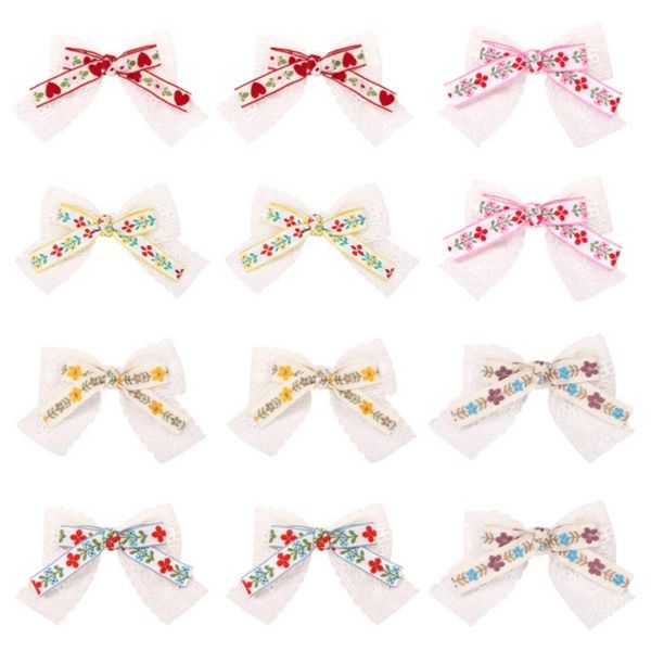hair accessories 10pcs/lot floral embroidery bow pins butterfly clips girls barrettes kids styling tools headdres, Slivery;white
hair accessories 10pcs/lot floral embroidery bow pins butterfly clips girls barrettes kids styling tools headdres, Slivery;white